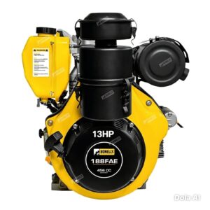 MOTOR DIESEL AMARILLO BNK-188FAE 13HP 456 CC - ARRANQUE MANUAL / ELÉCTRICO LINEA PREMIUM (HEAVY DUTY)